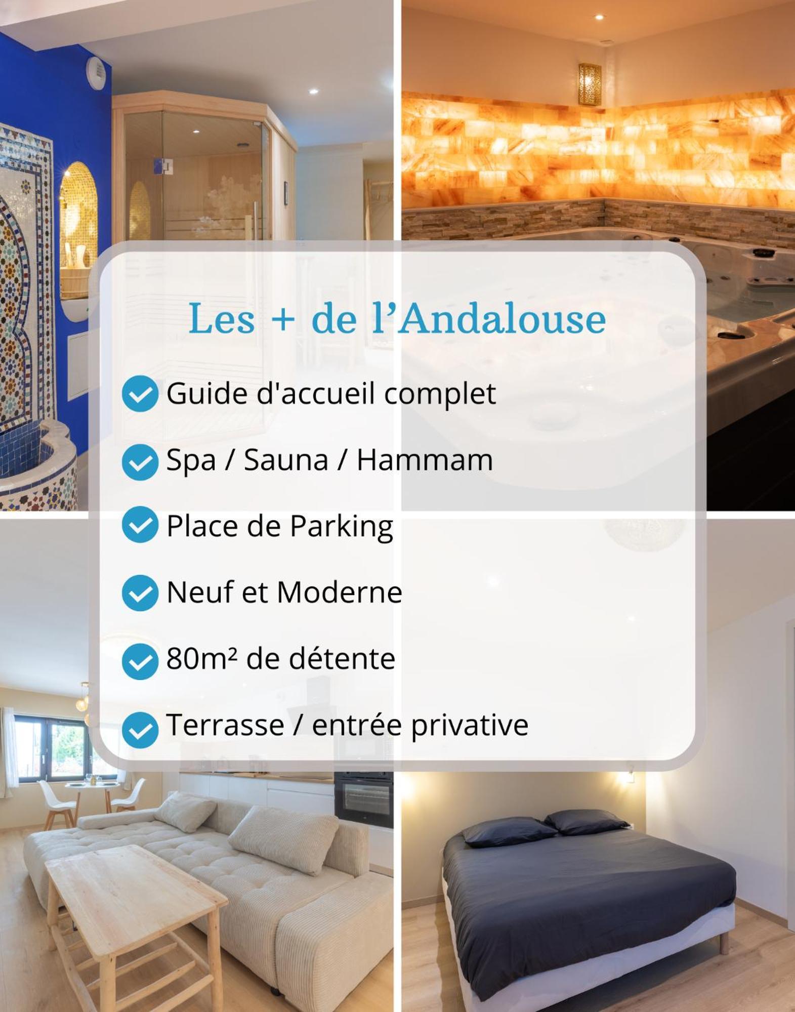 L'Andalouse & Spa Privatif - Strasbourg Mittel Mittelhausbergen Екстер'єр фото